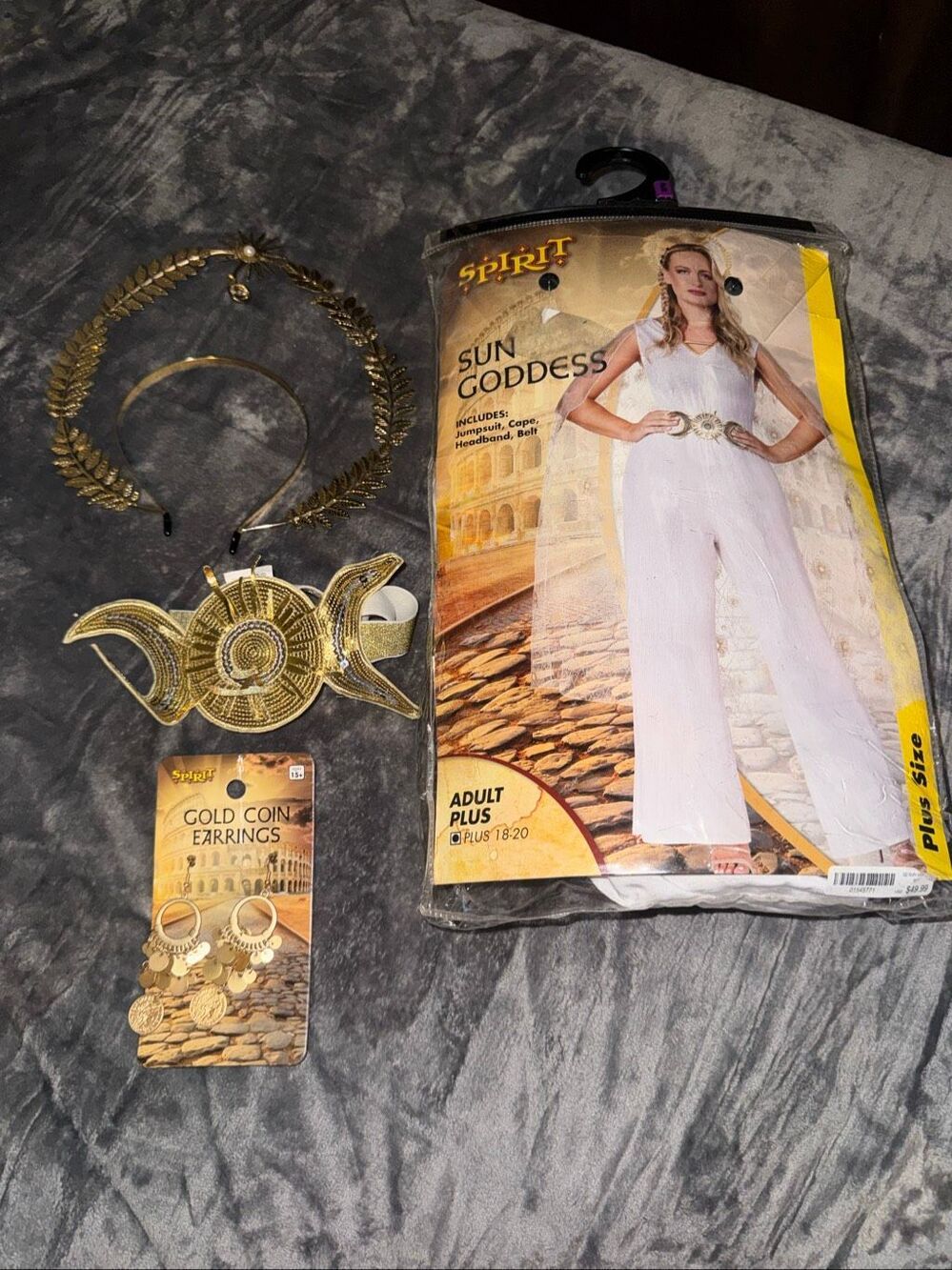 Plus size Sun Goddess Halloween costume size 18-20